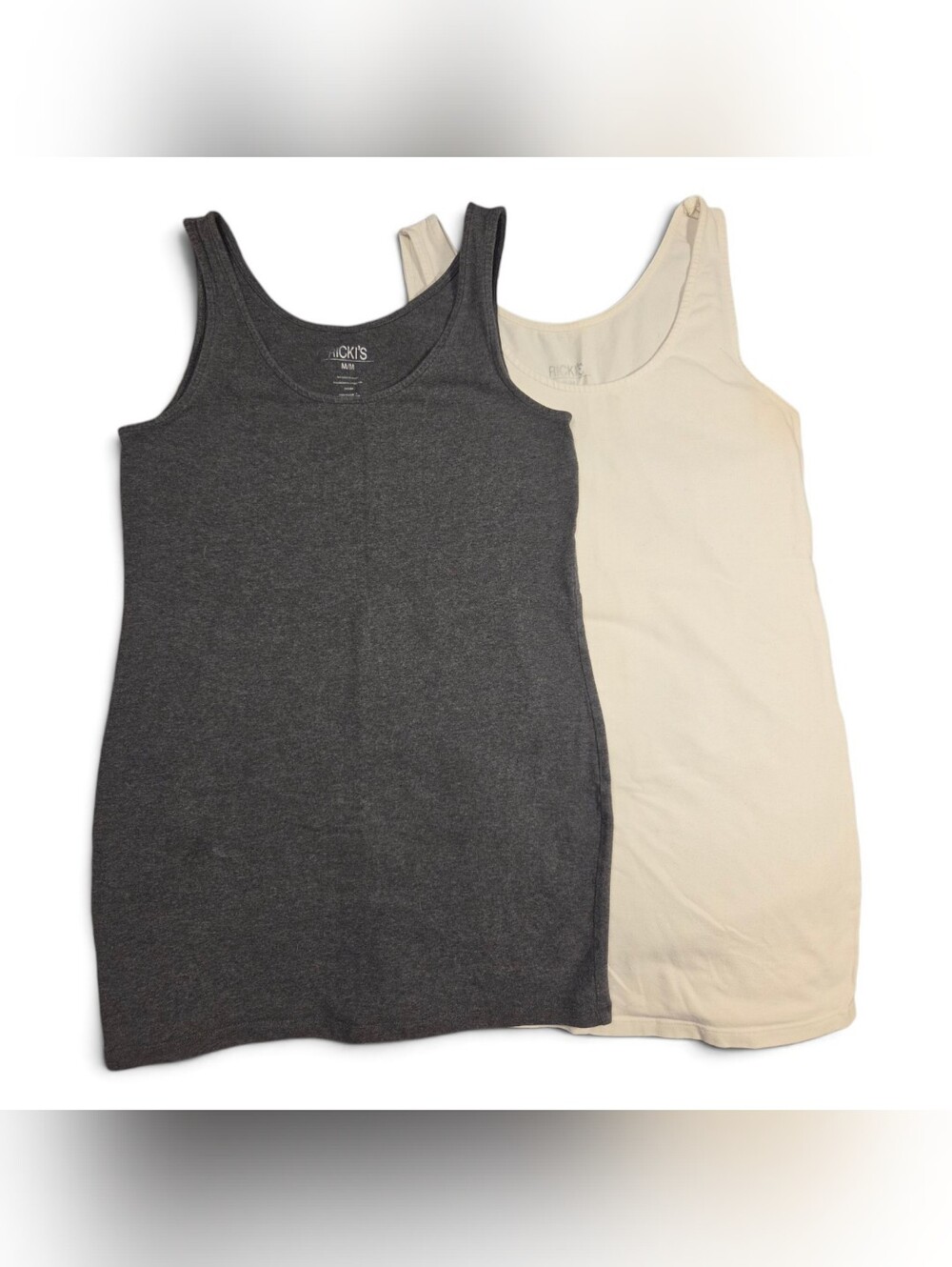 Ricki's Tunic Length Under Shirt/Tank Tops Bundle, Medium